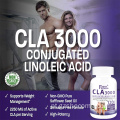 Suporta softgels de ácido linoléico conjugado com peso saudável